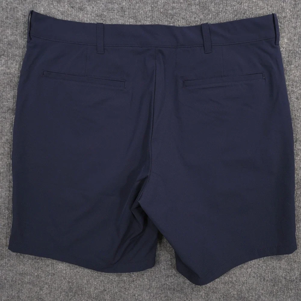 J Crew Tech Shorts Mens 33 Navy Chino Performance UPF 50+ Stretch 7